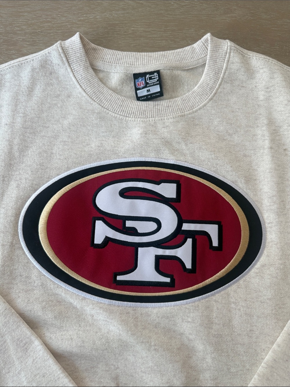 NWT NFL San Francisco 49ers Multi Logo Crewneck | M - Picture 2 of 12